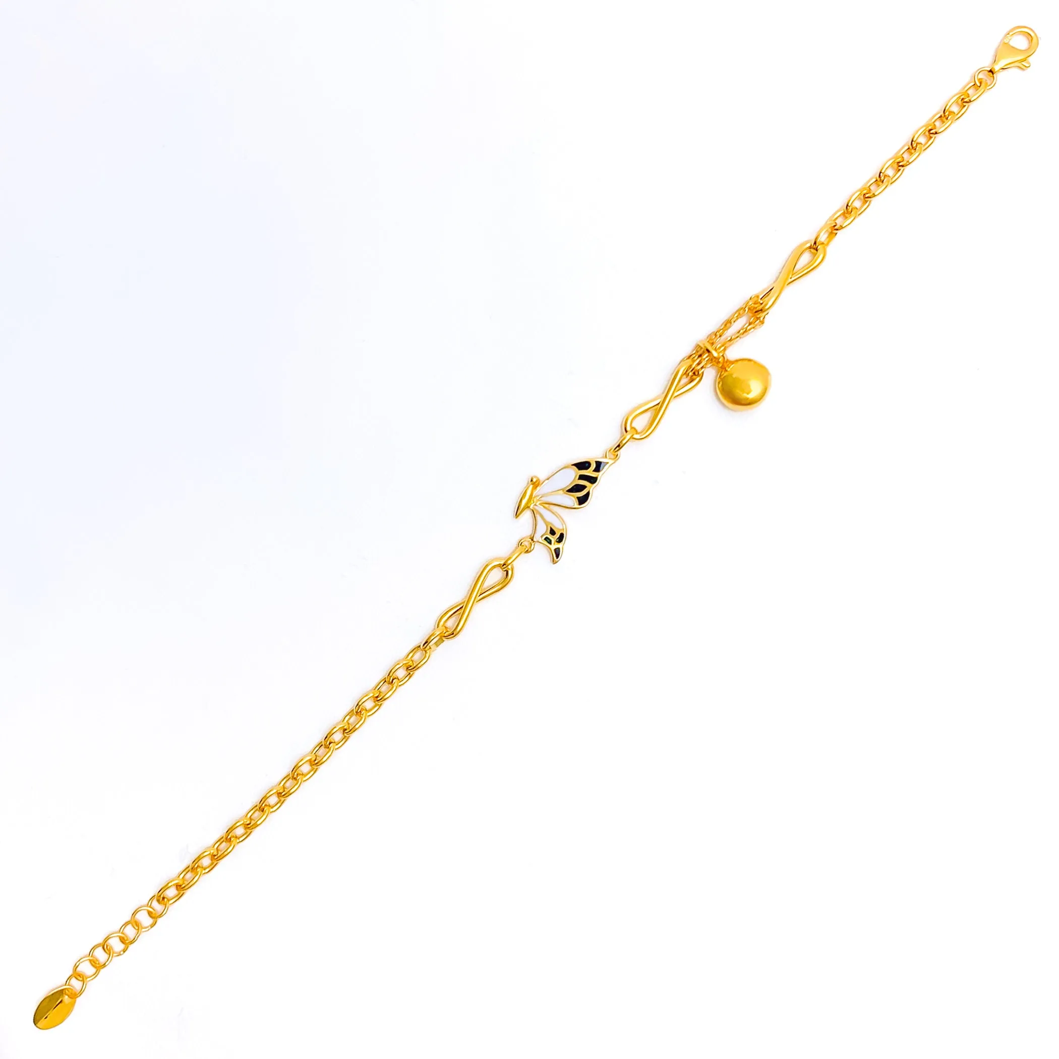 Stylish Radiant 21k Charm Bracelet