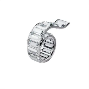 Swarovski Matrix Ring White, Rhodium Plated