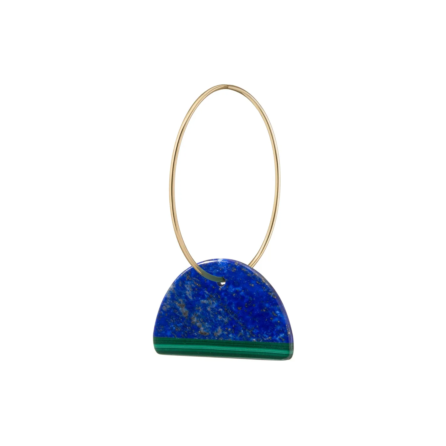 Symi Earrings - Lapis, Malachite, Turquoise