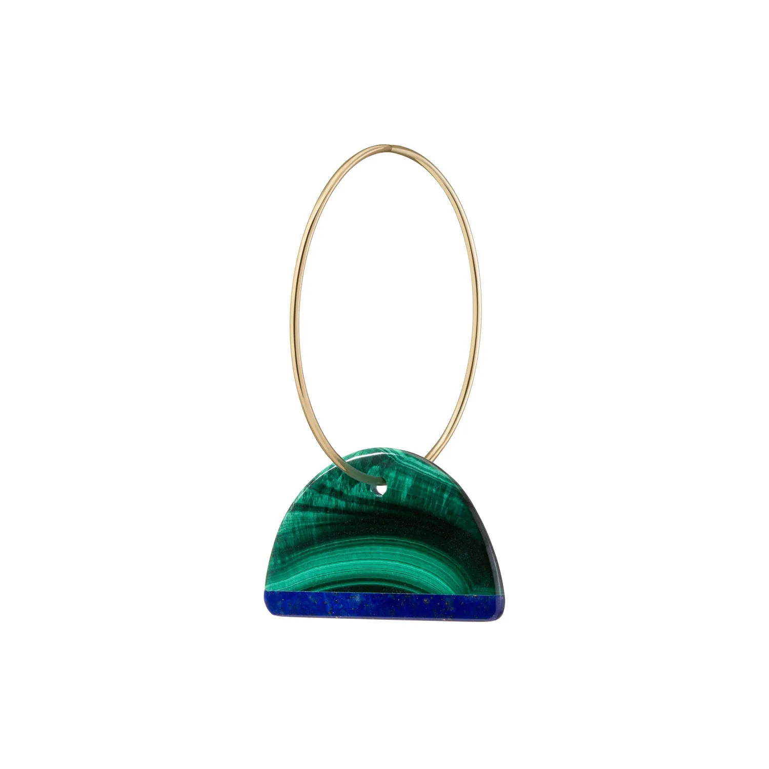 Symi Earrings - Lapis, Malachite, Turquoise