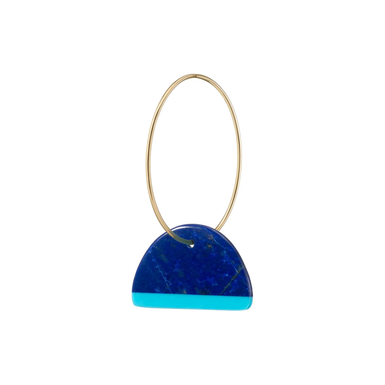 Symi Earrings - Lapis, Malachite, Turquoise
