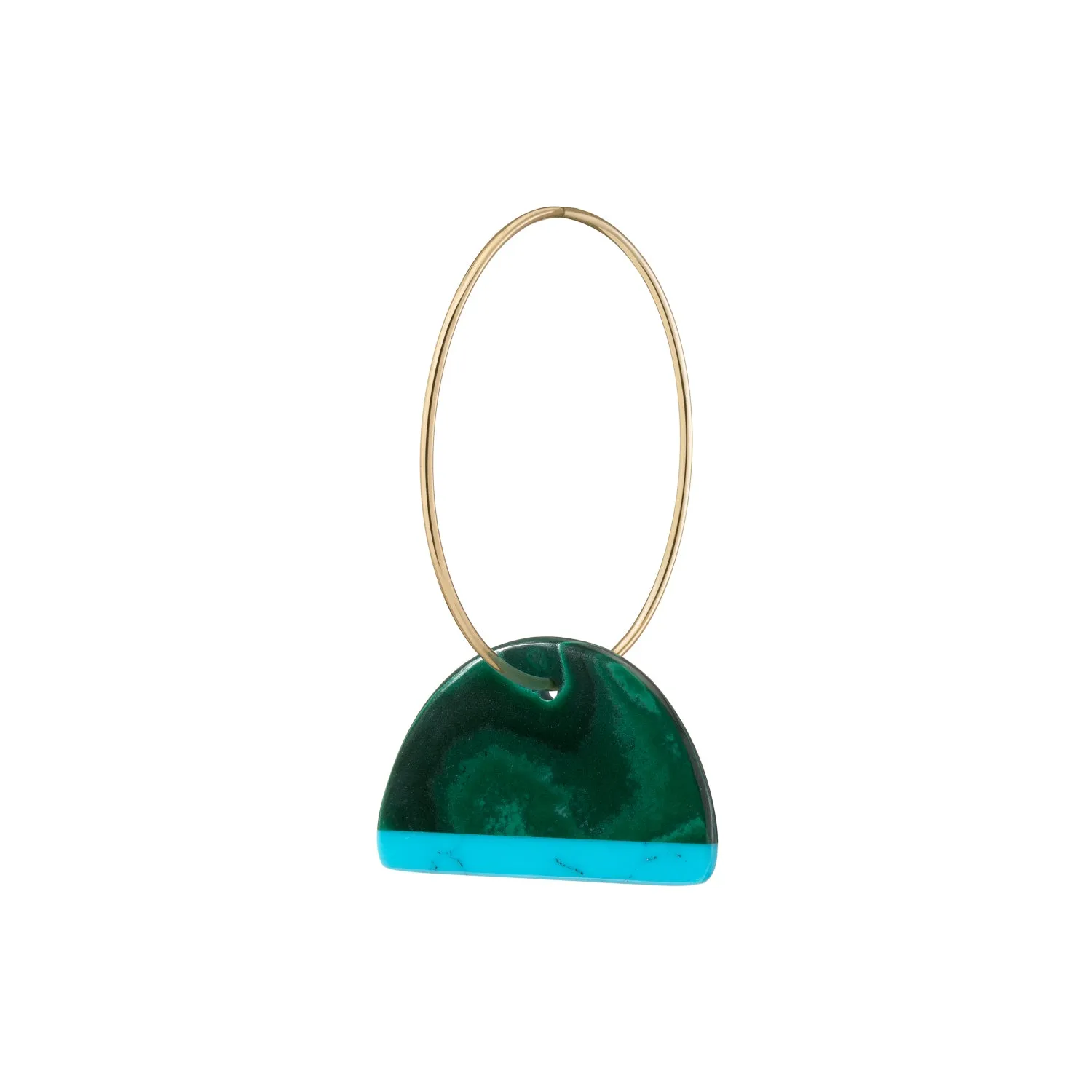 Symi Earrings - Lapis, Malachite, Turquoise