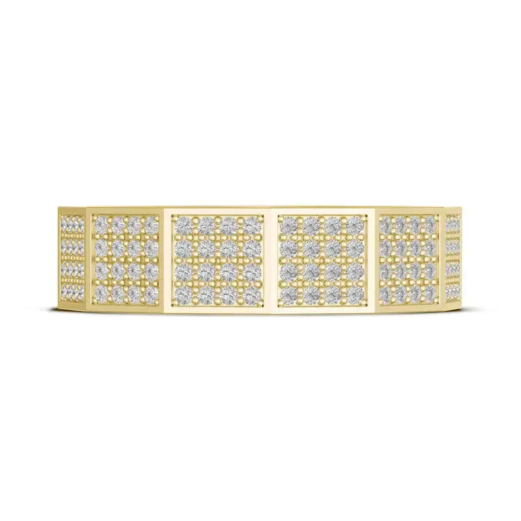 Tacori Diamond Faceted Full Coverage 6mm Wedding Band in High Polish 1526YDLG