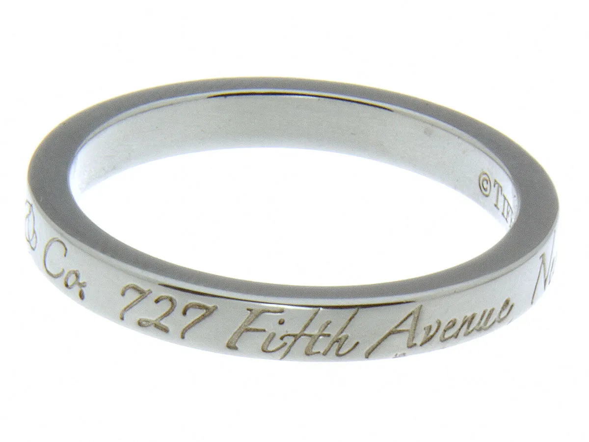 Tiffany & Co. Notes Band Ring