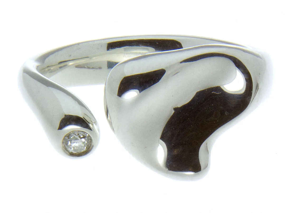 Tiffany Elsa Peretti Full Heart Diamond Ring