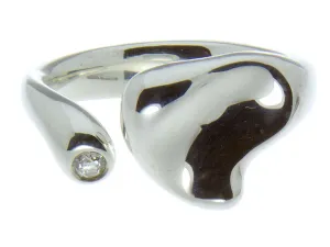 Tiffany Elsa Peretti Full Heart Diamond Ring