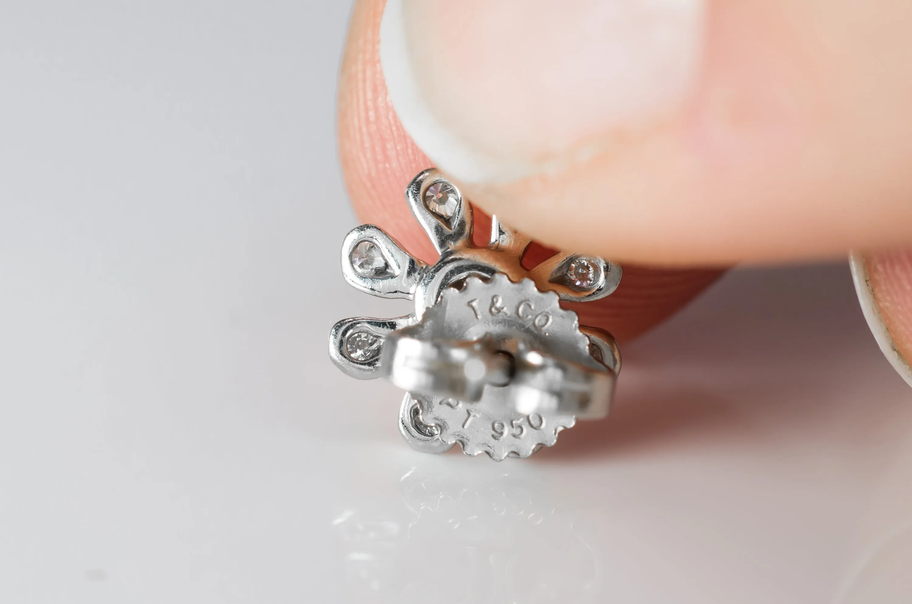 TIFFANY PALOMA PICASSO  DIAMOND EARRINGS