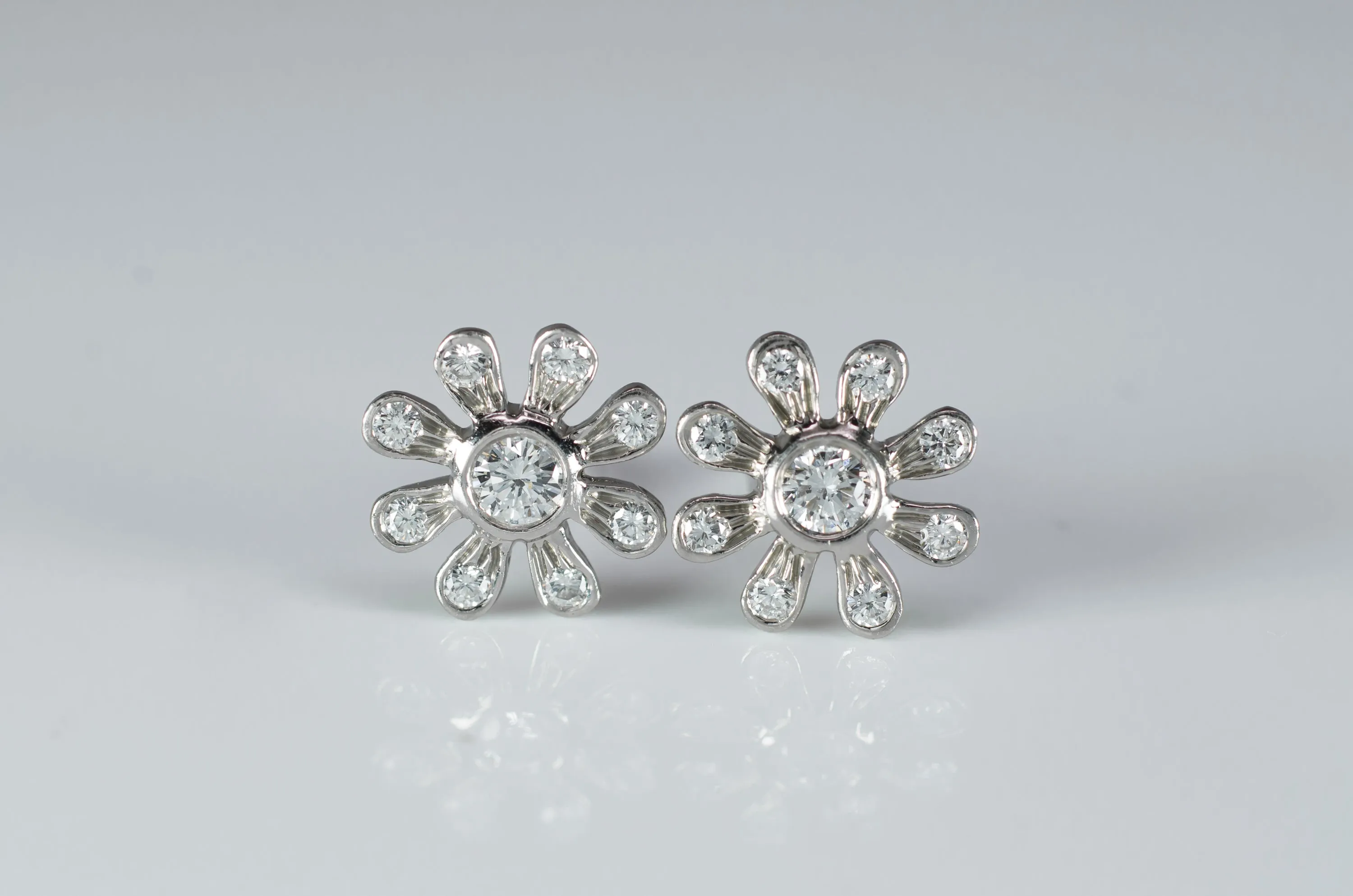 TIFFANY PALOMA PICASSO  DIAMOND EARRINGS