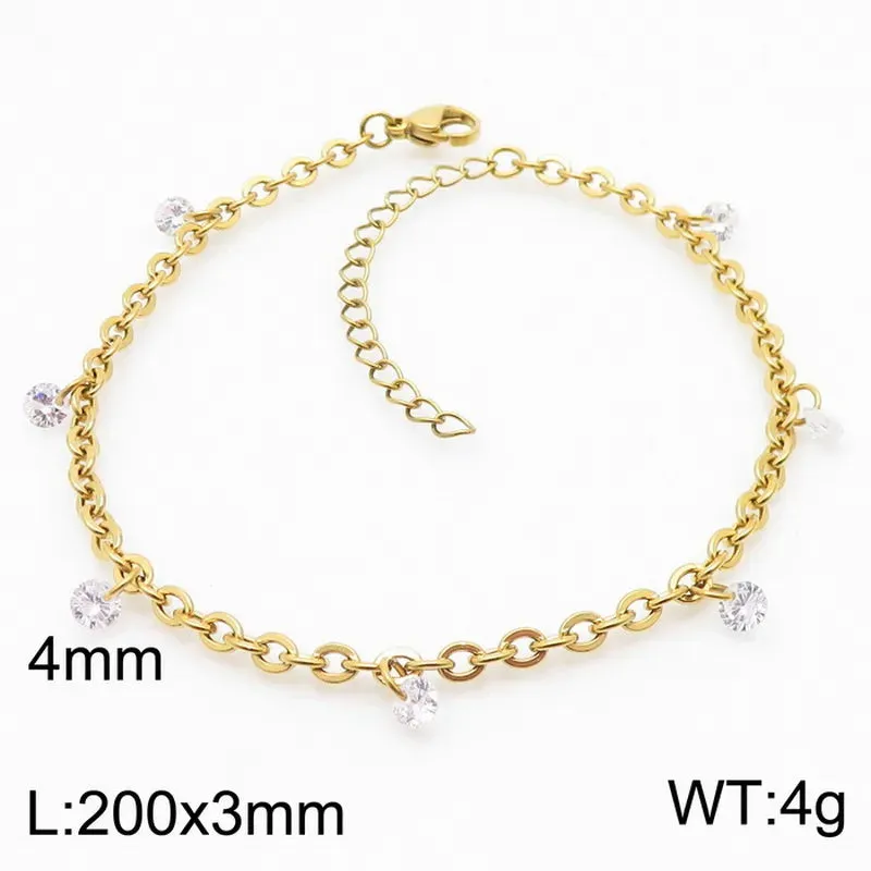 Titanium Steel 18K Gold Plated Casual Vacation Classic Style Plating Inlay Round Palm Rhinestones Pendant Necklace