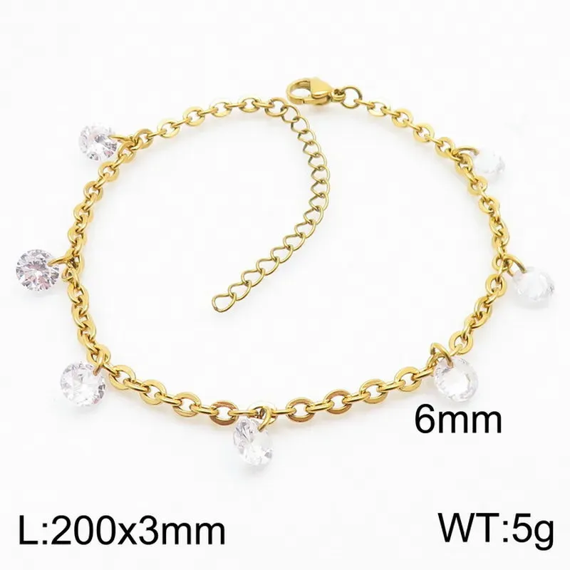 Titanium Steel 18K Gold Plated Casual Vacation Classic Style Plating Inlay Round Palm Rhinestones Pendant Necklace
