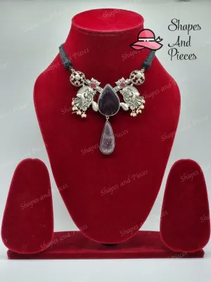 Traditional Stone Necklace Set
