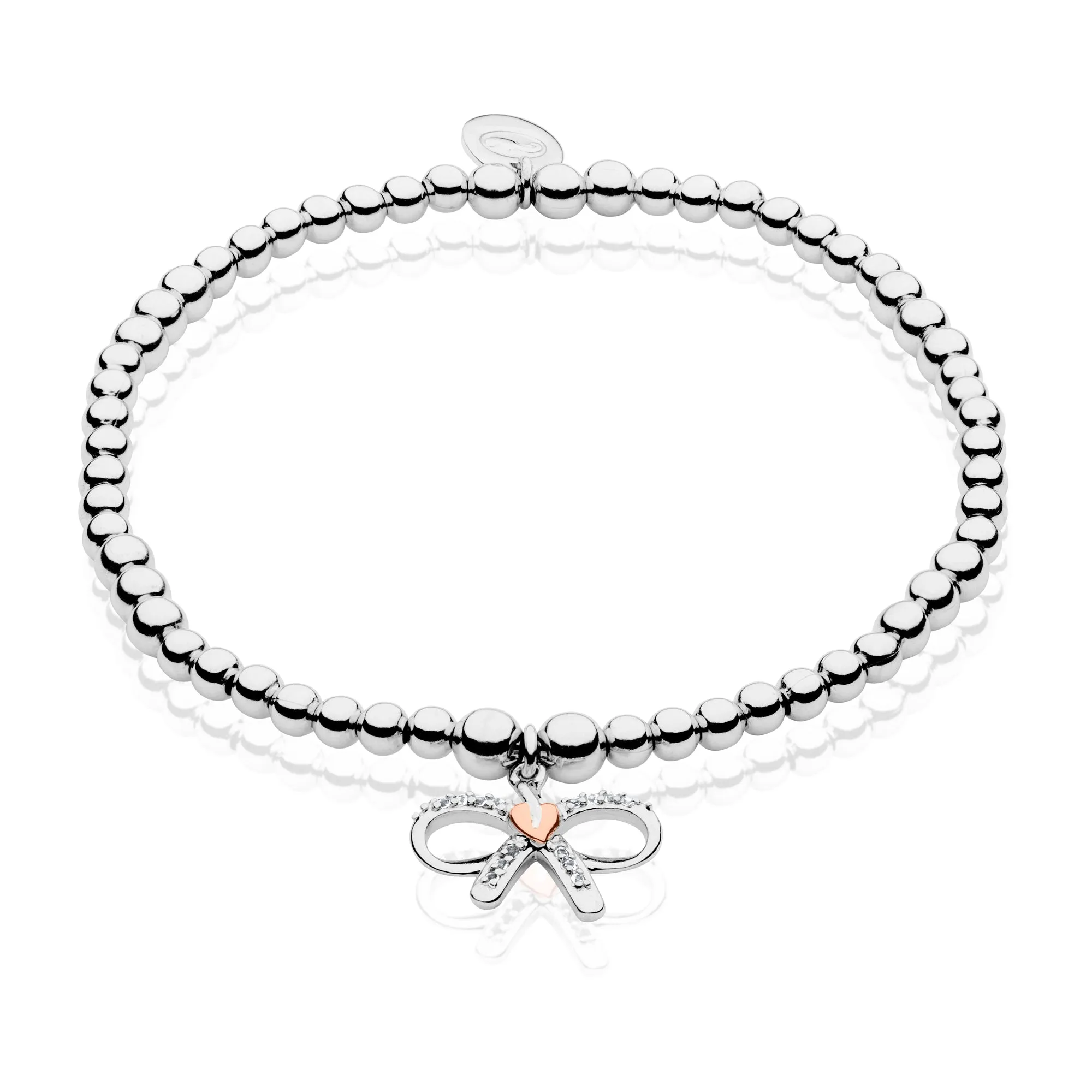 Tree of Life® Bow Silver Affinity Bead Bracelet