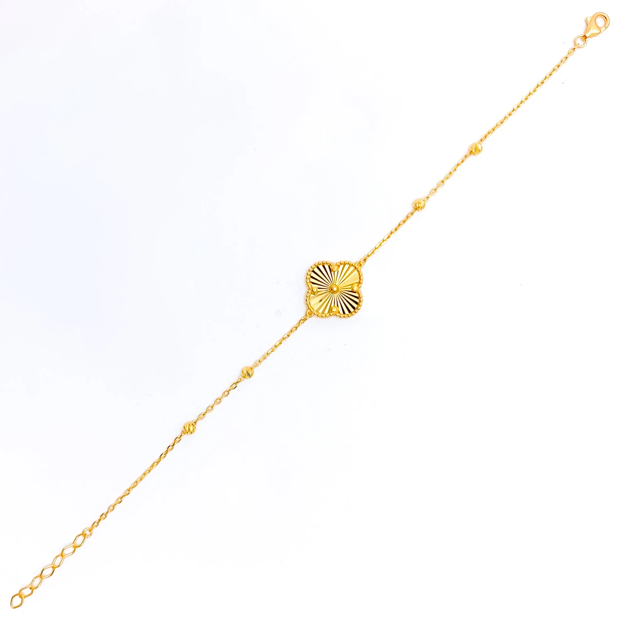 Trendy Ethereal 21k Gold Bracelet