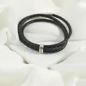 Trendy Personality Multi-Layer Braided Customizable Name Design Versatile Bracelet