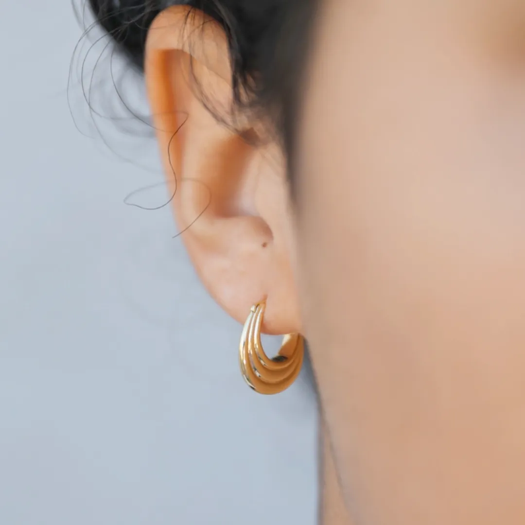 Triple Arch Earrings