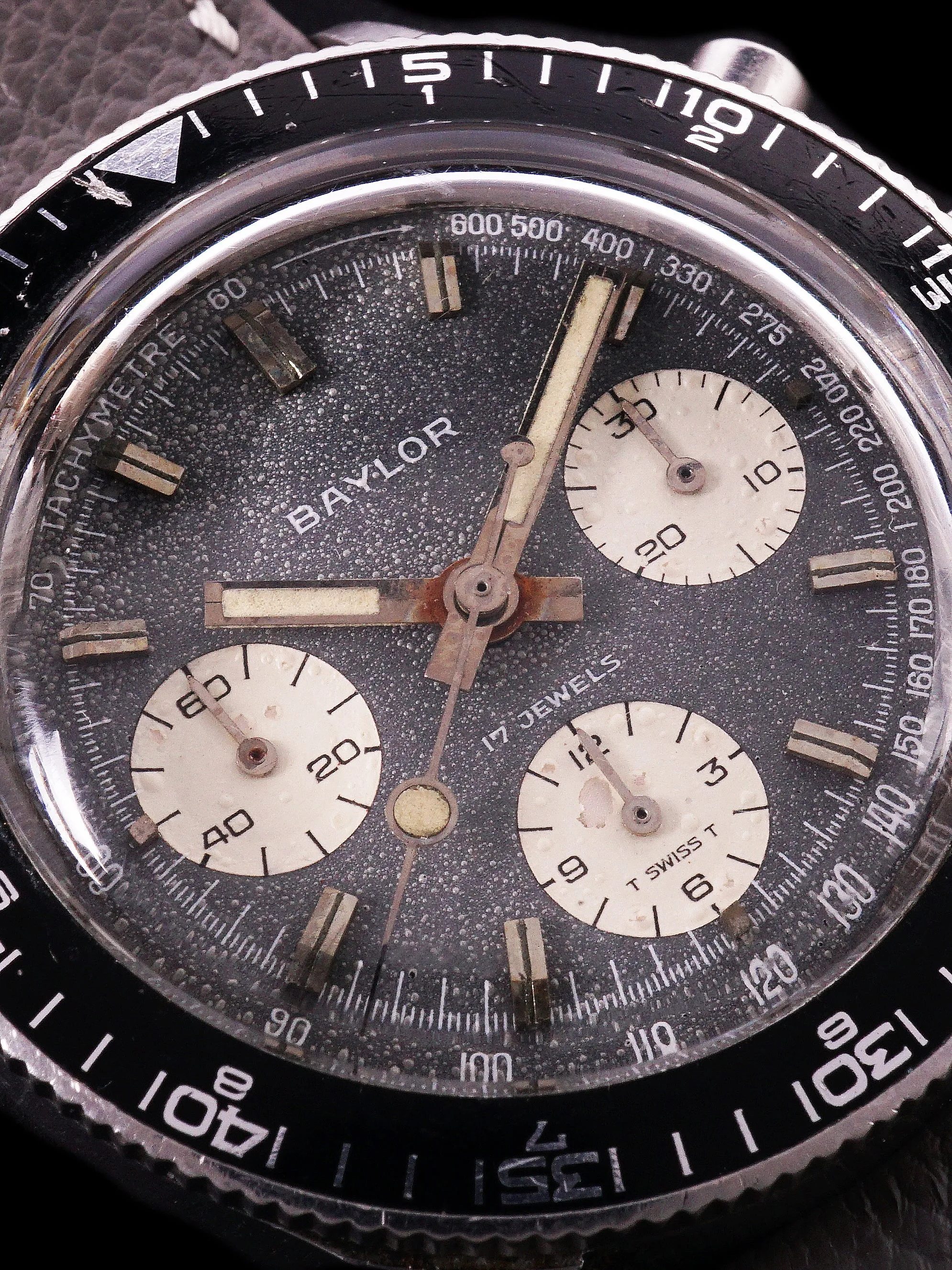 Tropical 1960s Baylor Chronograph "Denim Dial"