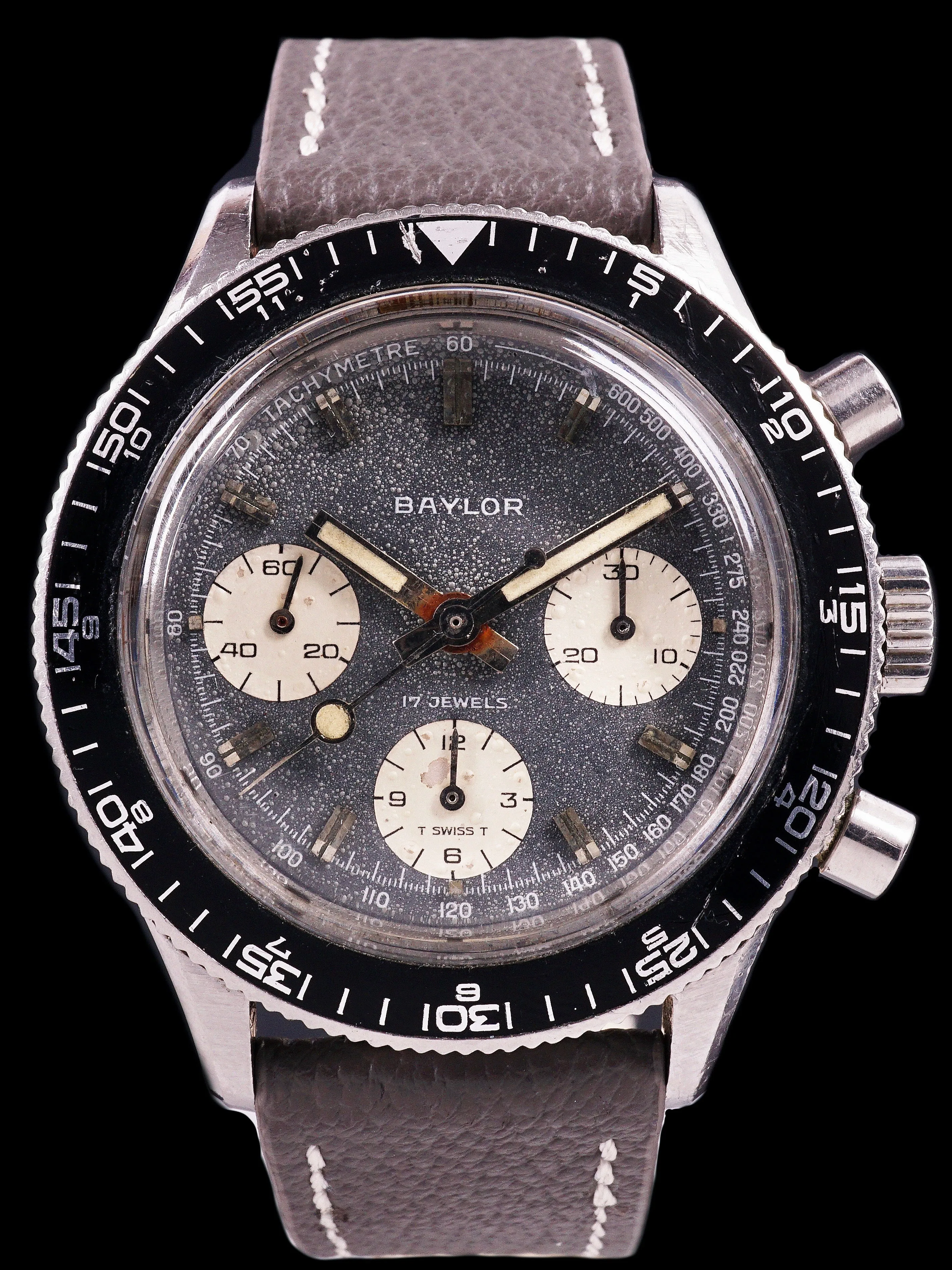Tropical 1960s Baylor Chronograph "Denim Dial"