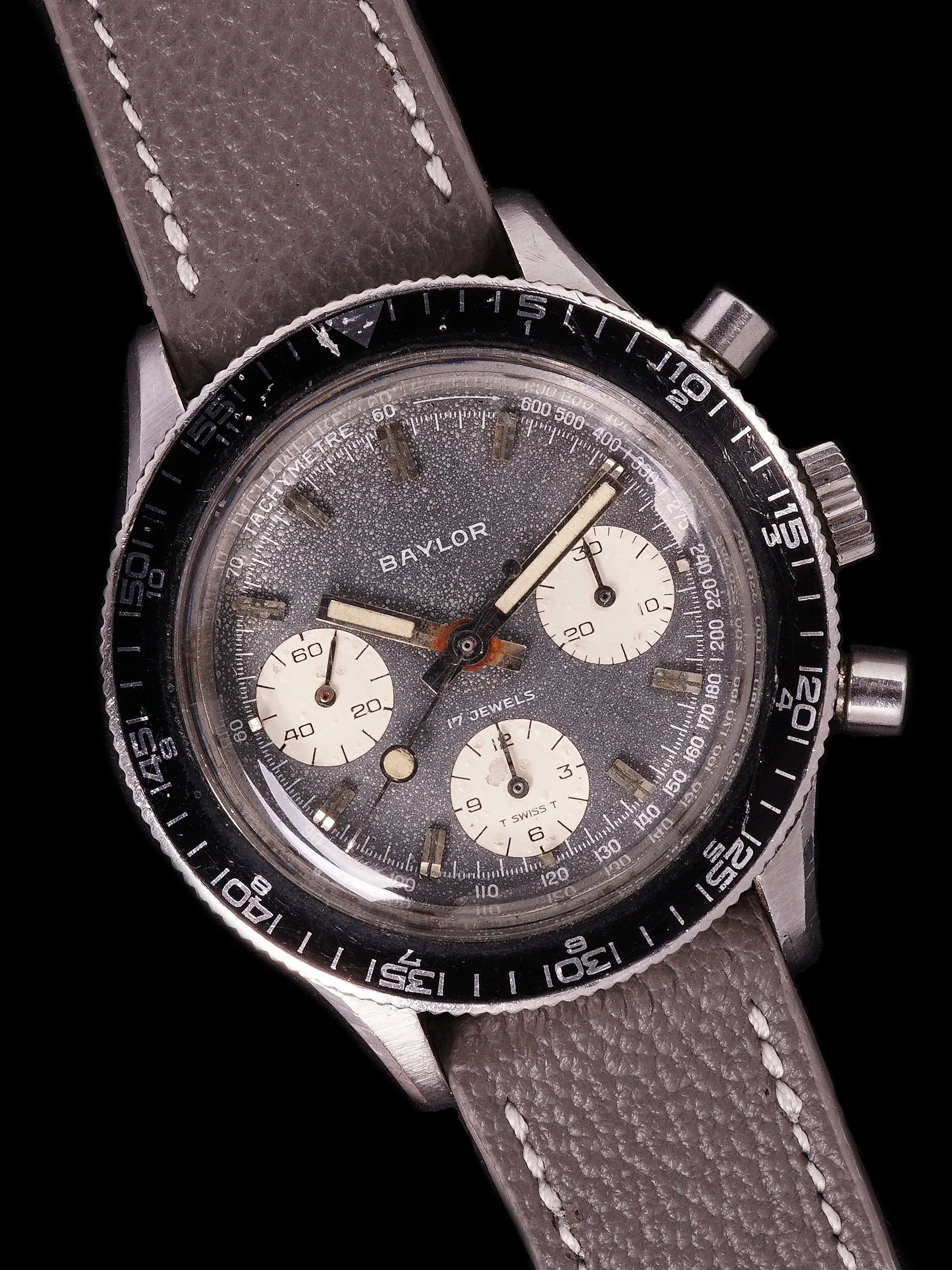 Tropical 1960s Baylor Chronograph "Denim Dial"