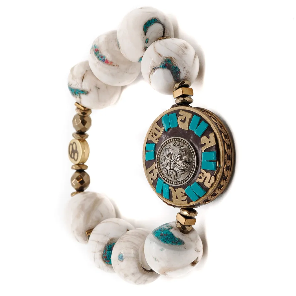 True Love Nepal Beaded Mantra Bracelet