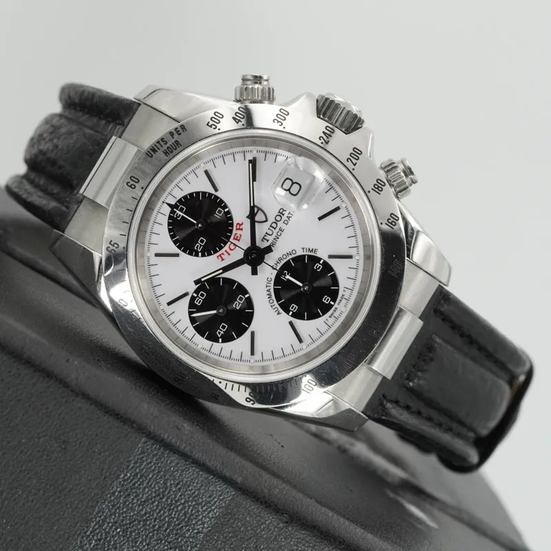 Tudor Prince Date "Tiger Woods" Chronograph 79260 in Steel on Strap
