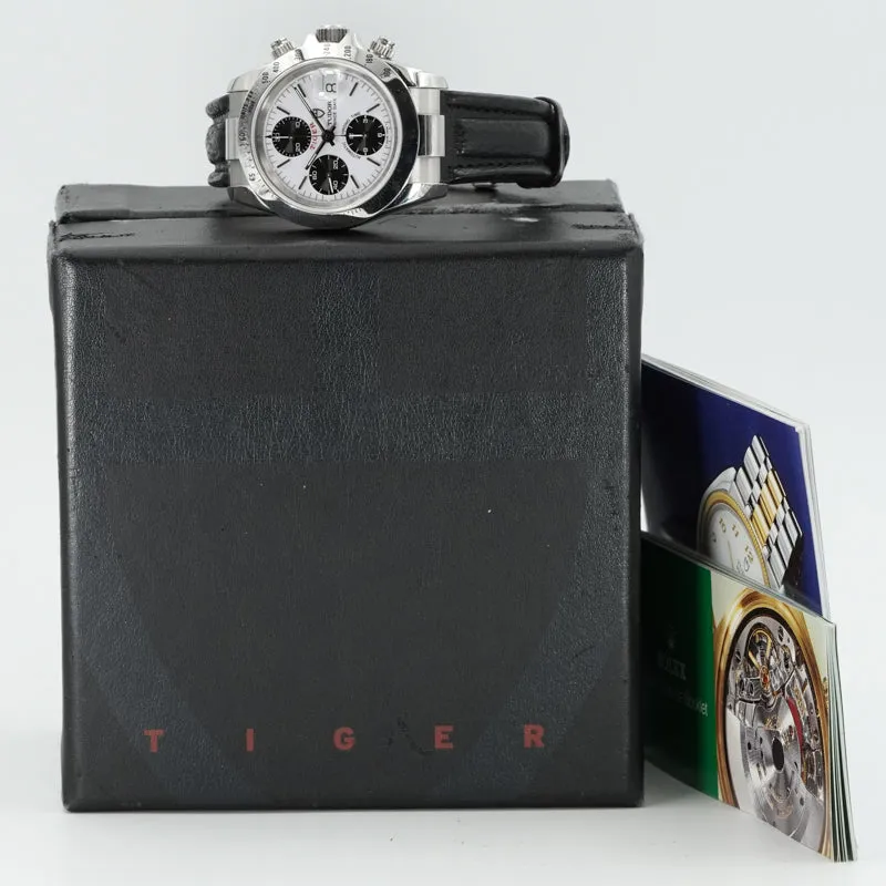 Tudor Prince Date "Tiger Woods" Chronograph 79260 in Steel on Strap