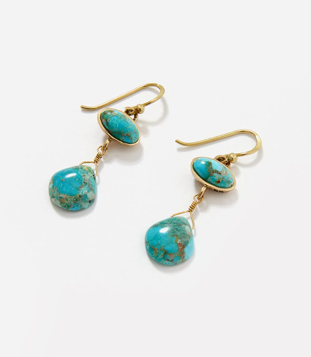 Turquoise Drop Earrings