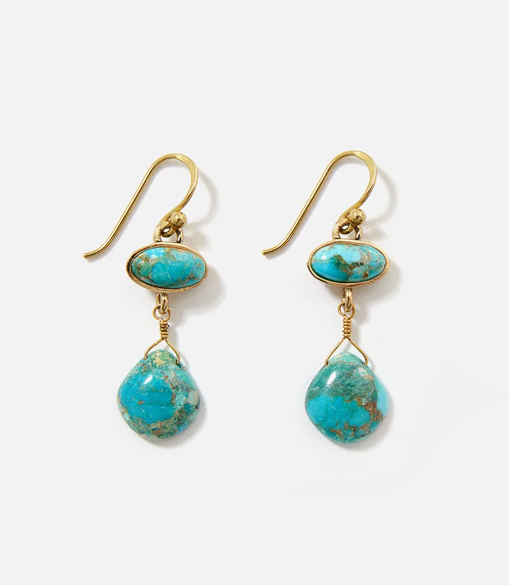 Turquoise Drop Earrings
