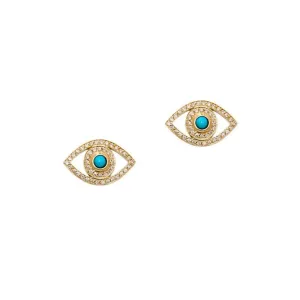 Turquoise Eyeland Studs