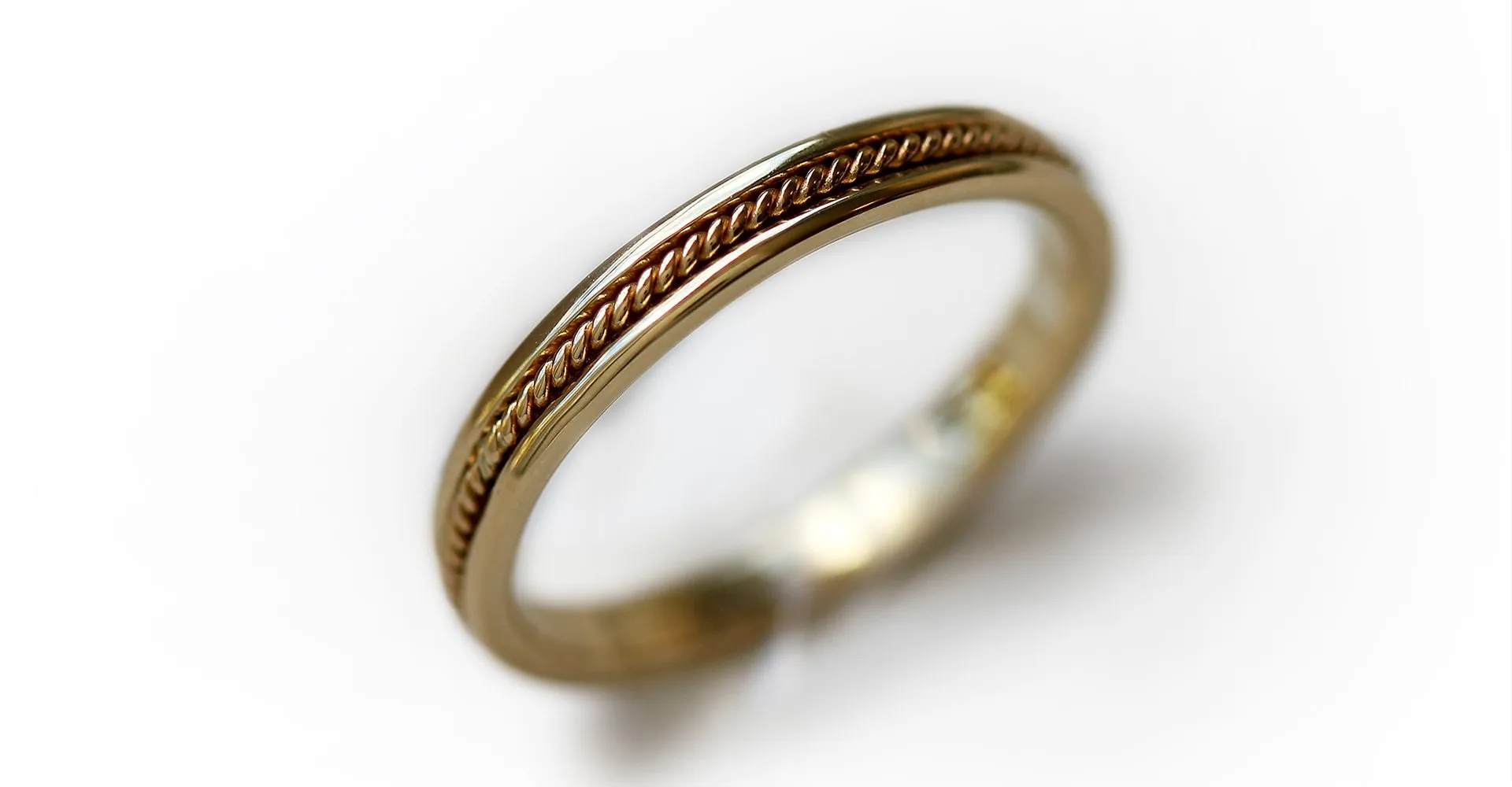 Twist- male wedding bands
