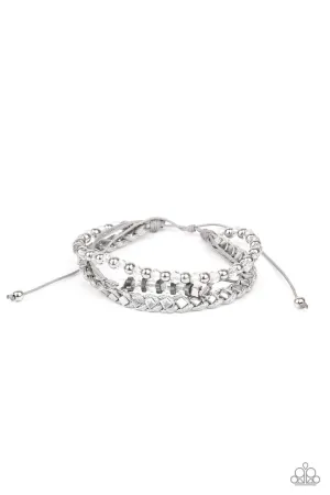 Ultra Modern White Paparazzi Bracelet