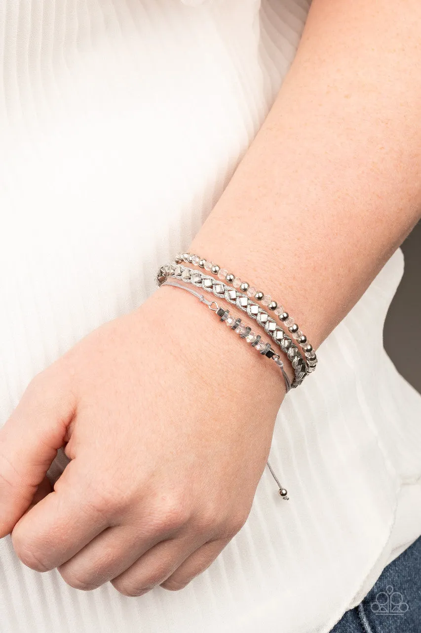 Ultra Modern White Paparazzi Bracelet