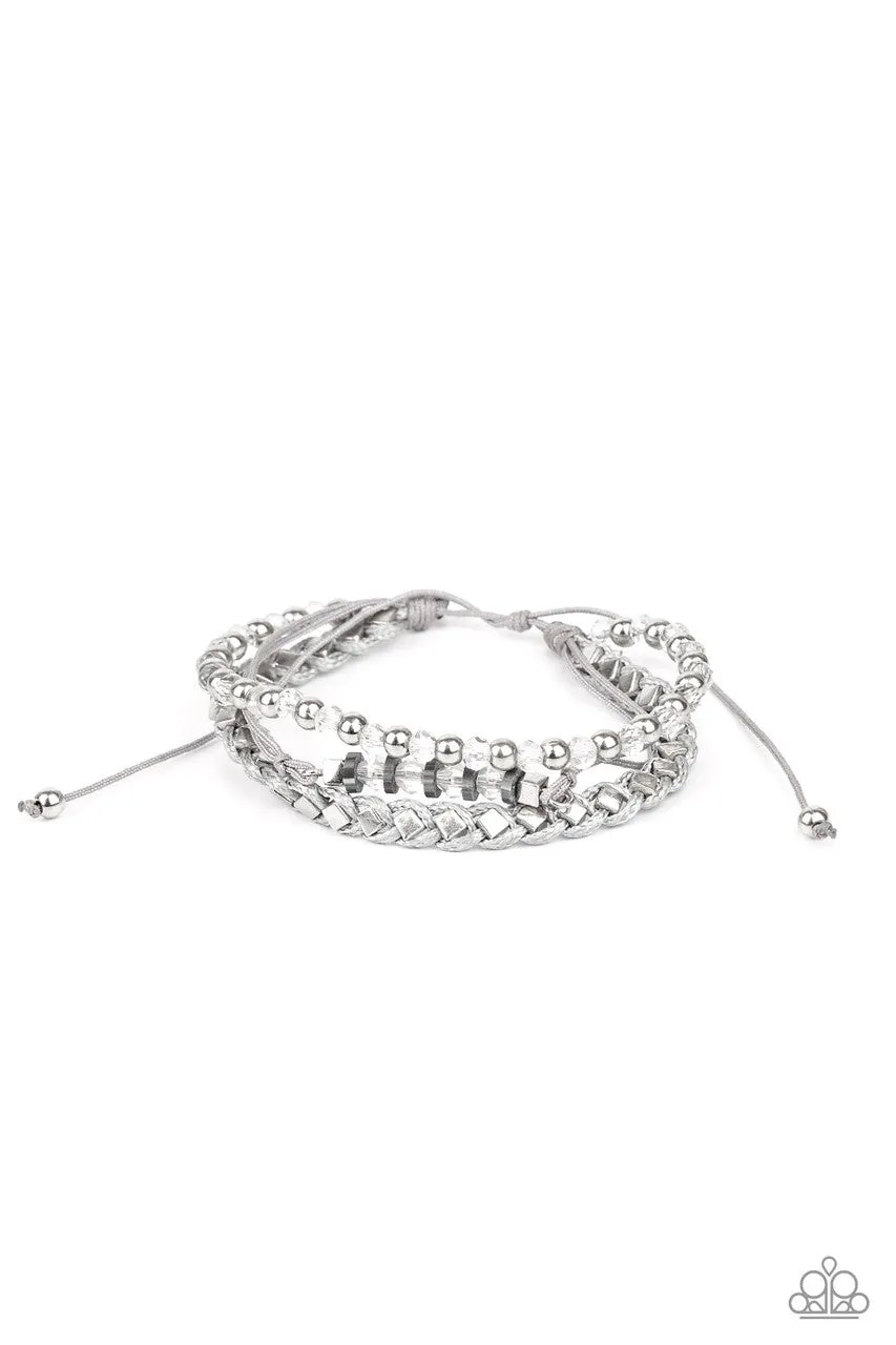 Ultra Modern White Paparazzi Bracelet