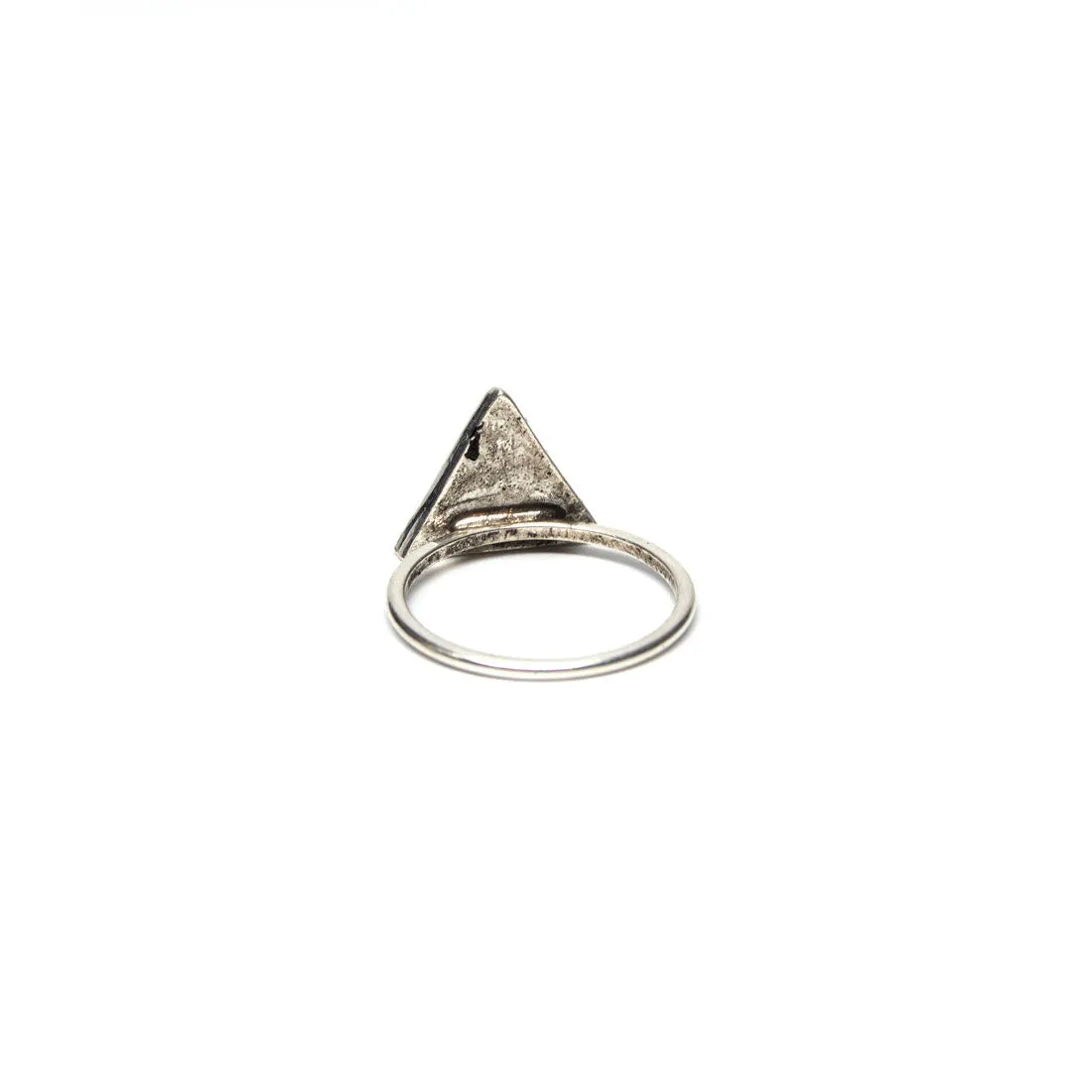 Vanessa Mooney The Realms Triangle Ring in Silver
