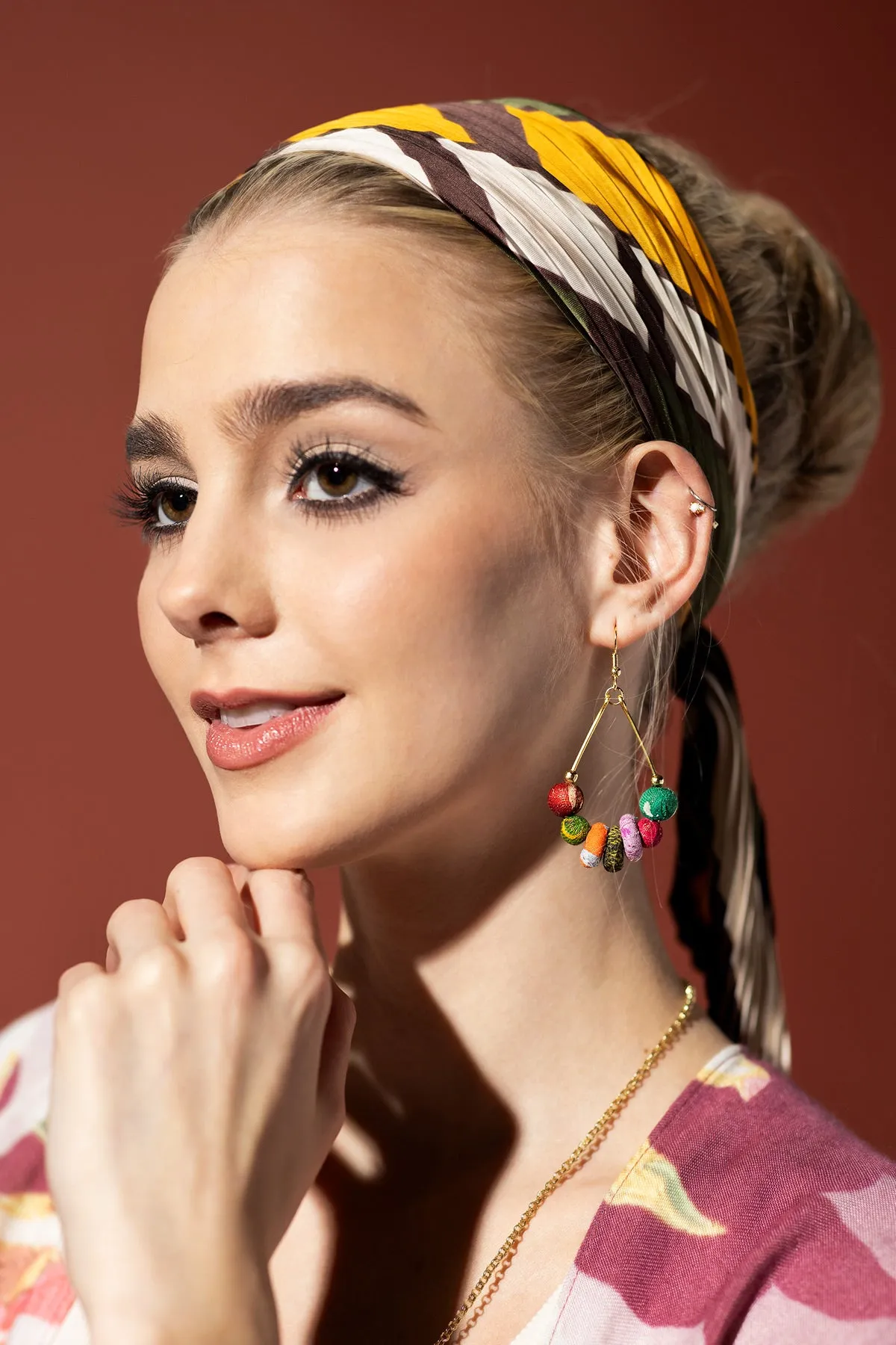 Vibrant Beaded Earrings