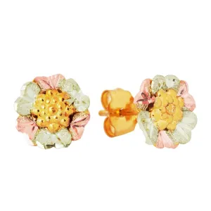 Vibrant Grapes IV - Black Hills Gold Earrings