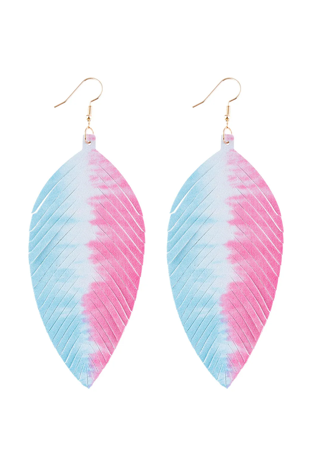 VIBRANT LEATHER DROP EARRINGS