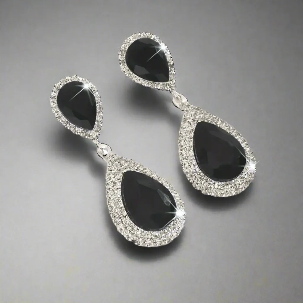 Vibrant Water Drop Earrings