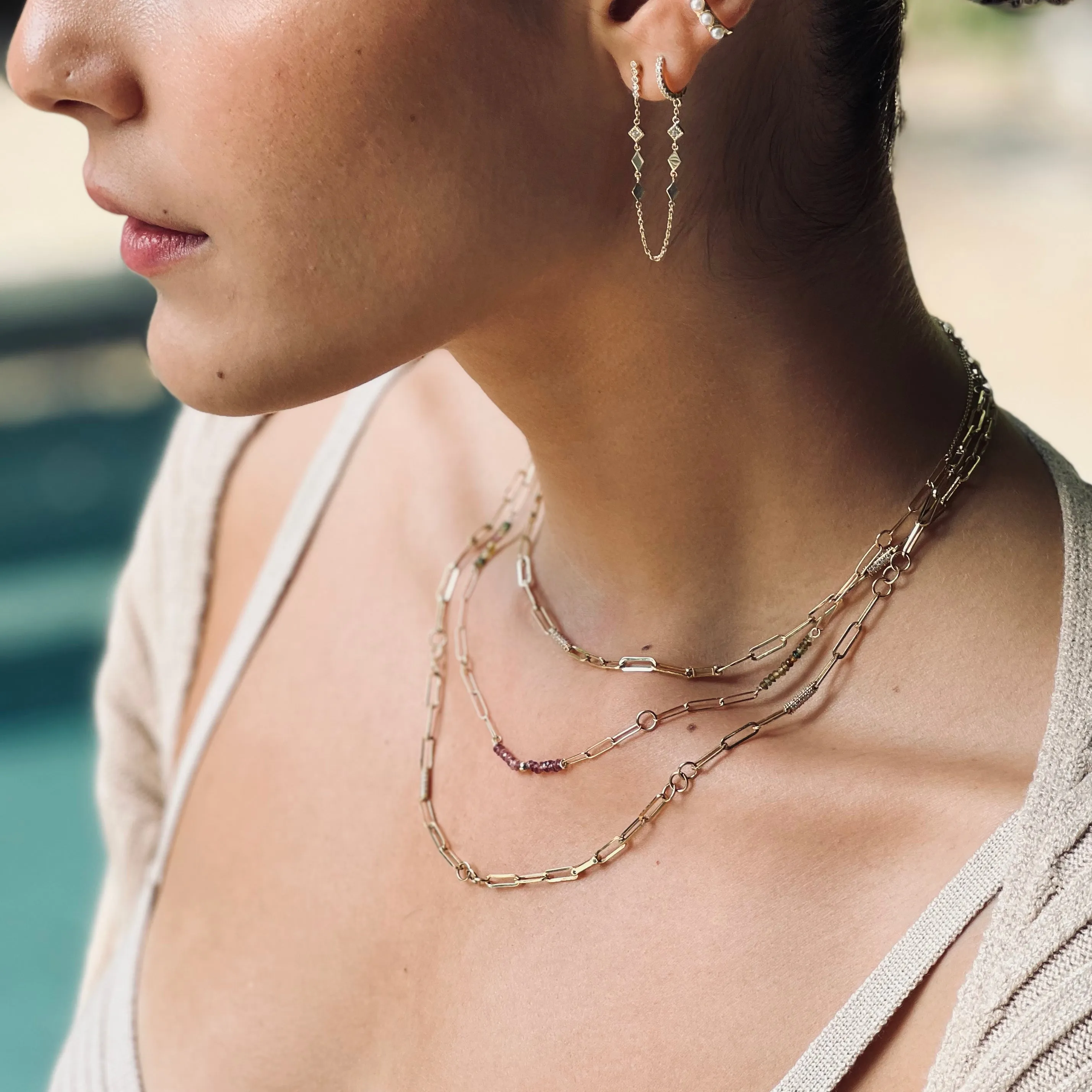 Vintage Semi Precious Stone Necklace