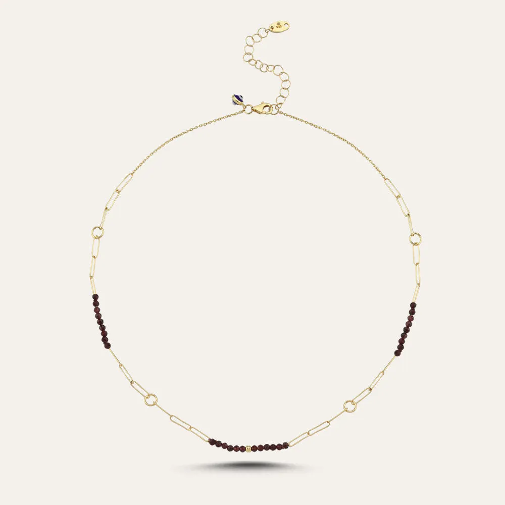 Vintage Semi Precious Stone Necklace