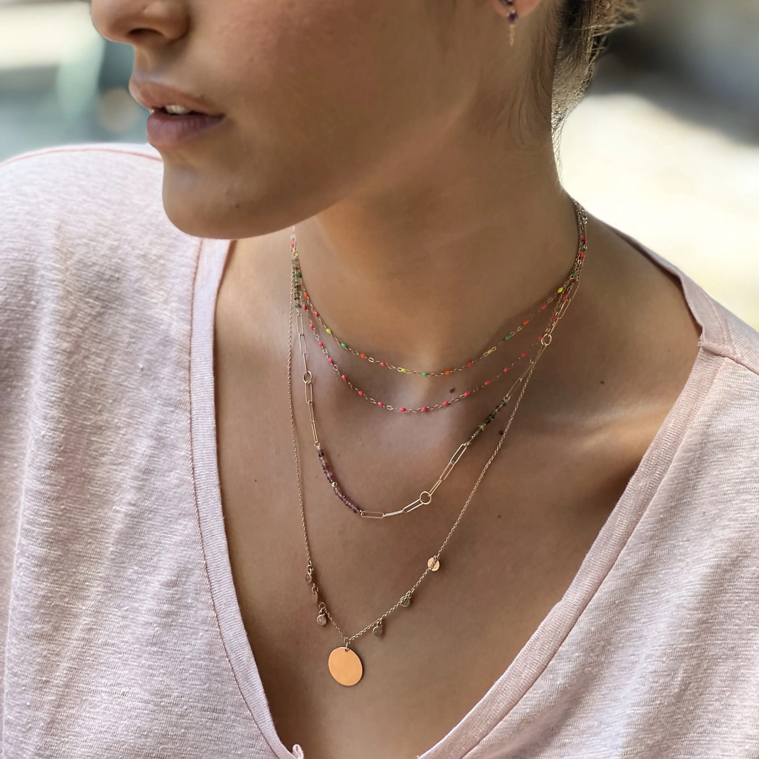 Vintage Semi Precious Stone Necklace