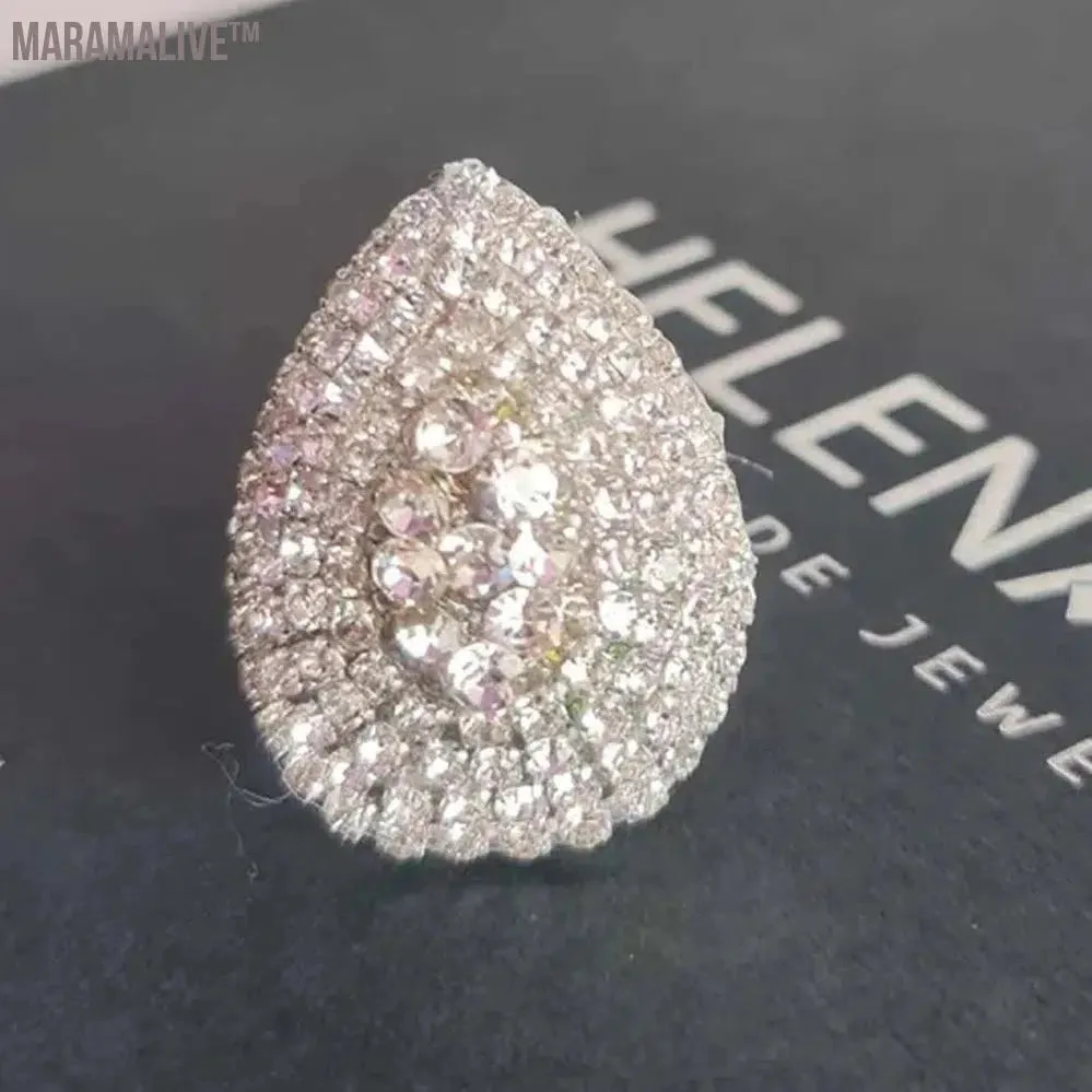 Water Drop Rings Adjuster Luxury Designer  Personalized Fashionable Daily Women's Jewelry High Quality Gifts