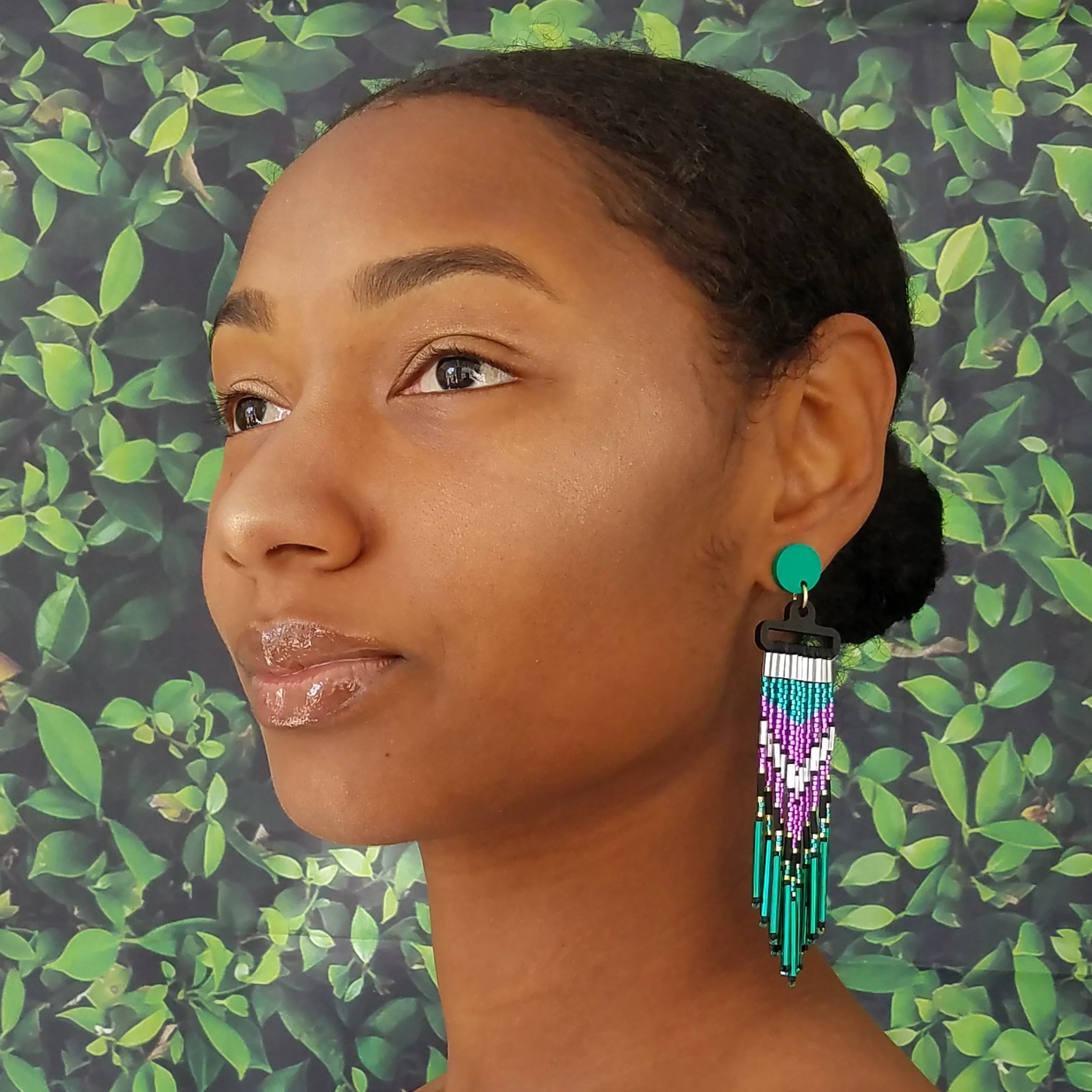 WATERFALL EARRINGS | AQUA