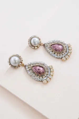 Wine Drop Earring