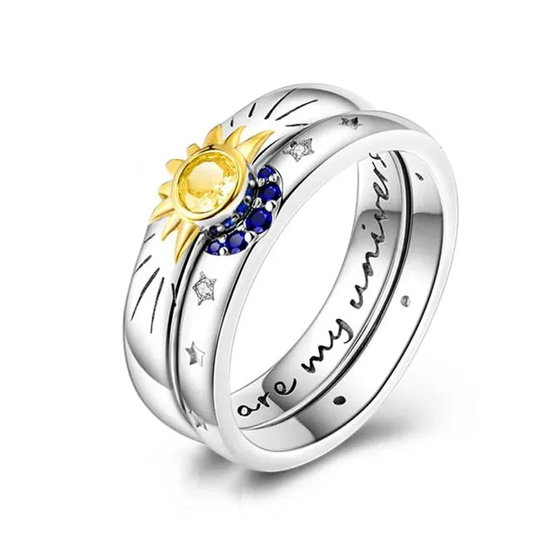 Women's Cubic Zirconia Wedding Rings Set