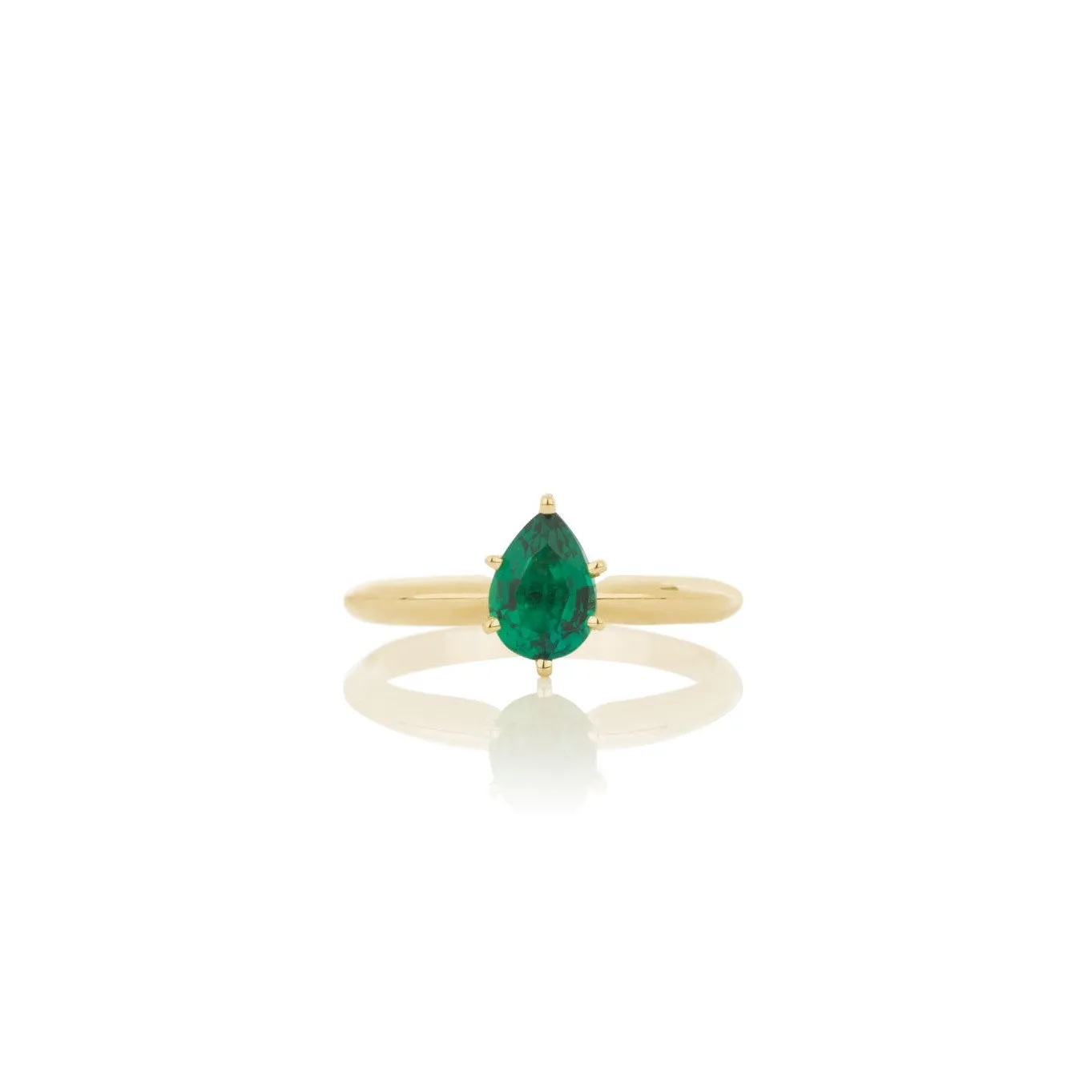 Women's emerald ring