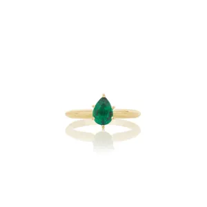 Women's emerald ring