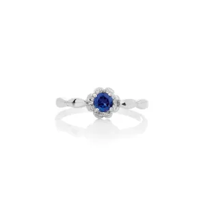 Women's sapphire ring