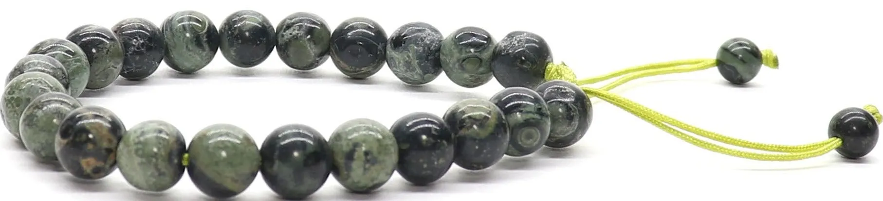 ZC01. Kambaba Jasper Crystal Bracelet