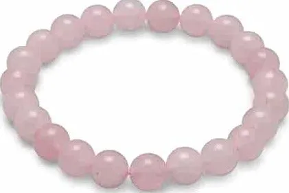 ZC01. Rose Quartz Crystal Bracelet